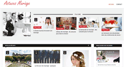 Desktop Screenshot of le-site-du-mariage.com