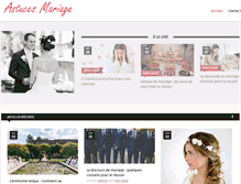 Tablet Screenshot of le-site-du-mariage.com